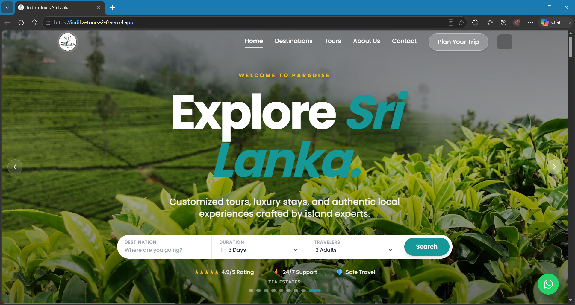 Indika Tours preview